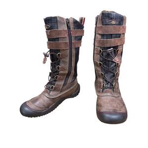 JBU Jambi boot Whitney JB16WHT34 brown vegan boot with straps zipper slip resist